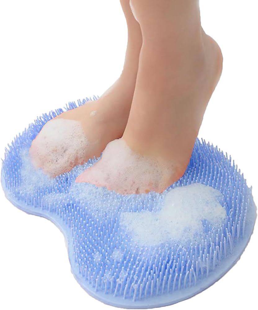 Escova Massageadora de Costas e Pés com Ventosas Silicone